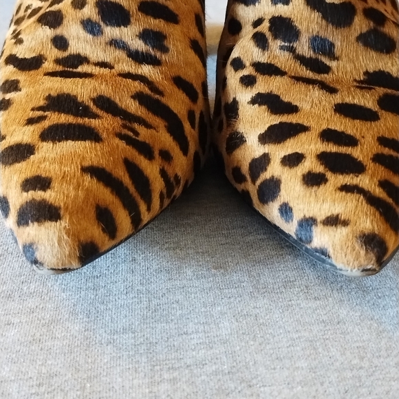 Franco Sarto Womens L-Nest Camel Hair Pointed Toe Ankle Boots Size 8 - Picture 5 of 16